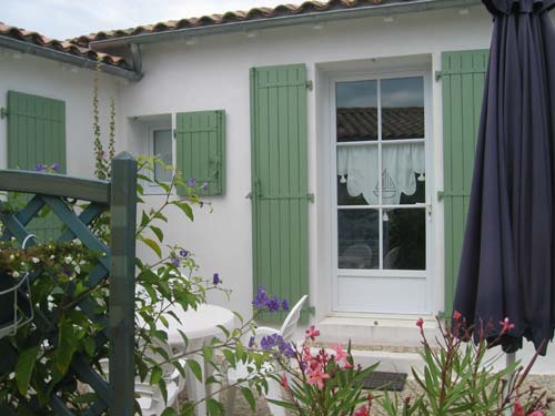 Photo 1 :  d'une maison située à La Flotte-en-Ré, île de Ré.