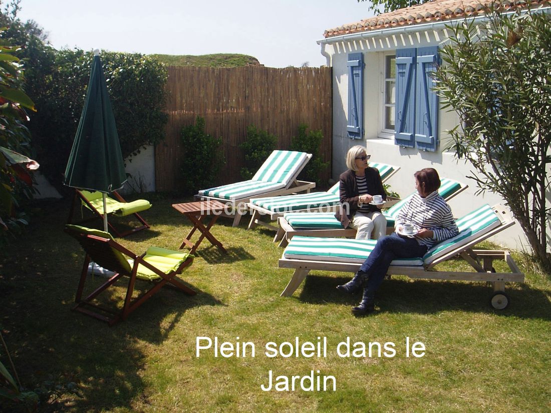 Photo 10 : JARDIN d'une maison située à Saint-Martin-de-Ré, île de Ré.