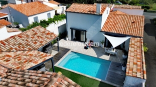 Ile de Ré:Belle maison au calme avec dépendance et piscine sans vis a vis plein sud
