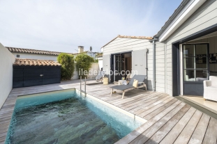 Ile de Ré:Superbe lodge 4 étoiles piscine privative chauffée