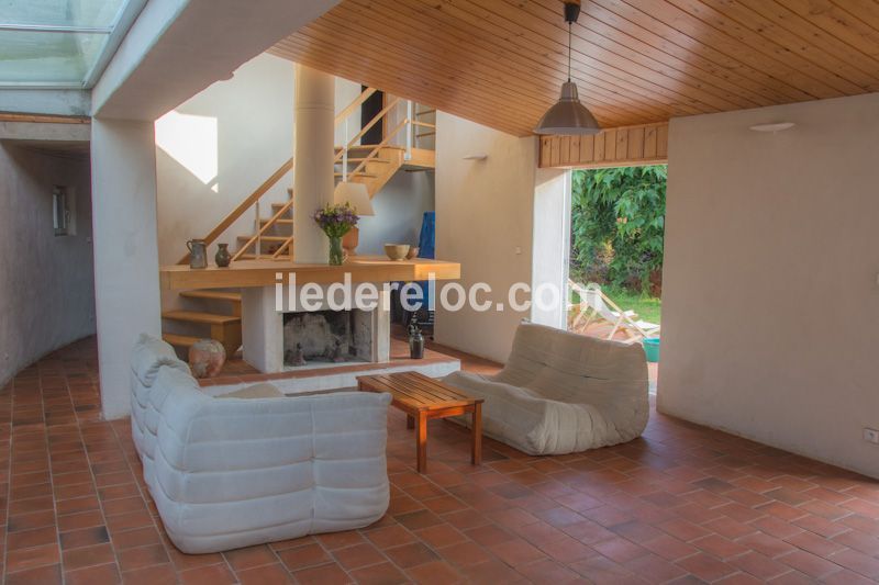 Photo 5 : SEJOUR d'une maison située à Les Portes-en-Ré, île de Ré.