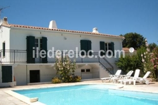 Ile de Ré:Maison avec piscine privée