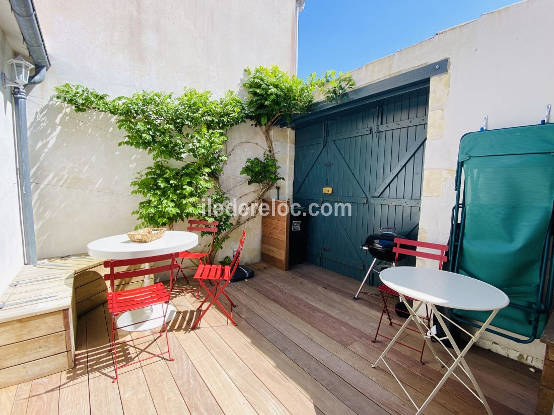 Photo 21 : TERRASSE d'une maison située à La Couarde-sur-mer, île de Ré.