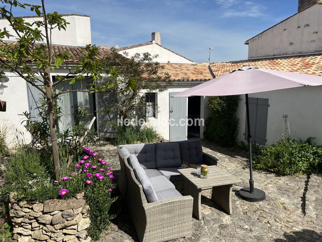 Photo 4 : JARDIN d'une maison située à Les Portes-en-Ré, île de Ré.