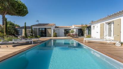 ile de ré Magnifique villa spacieuse avec piscine, entre la plage et le marché pour 8 per