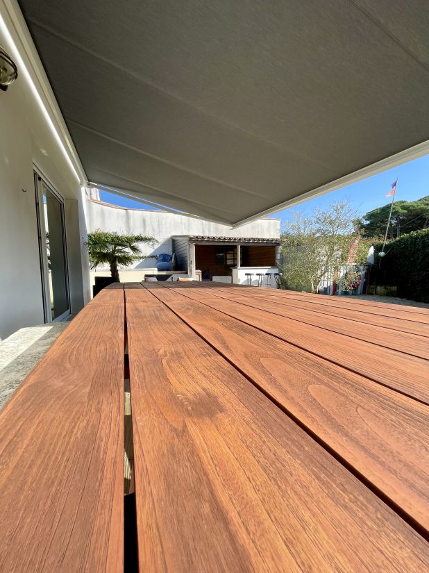 Photo 58 : TERRASSE d'une maison située à Le Bois-Plage-en-Ré, île de Ré.