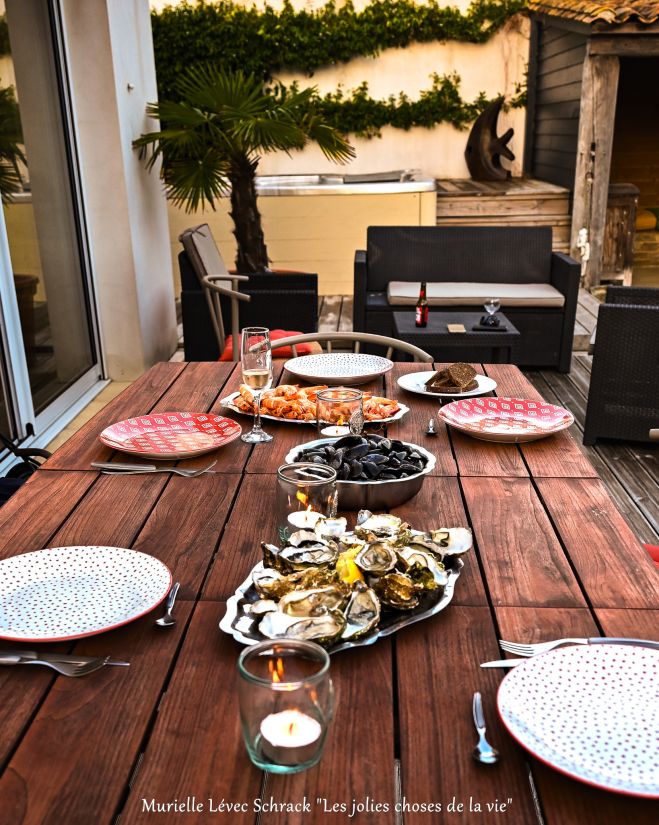 Photo 27 : TERRASSE d'une maison située à Le Bois-Plage-en-Ré, île de Ré.