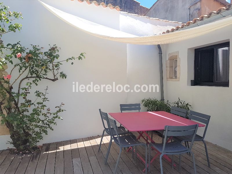 Photo 7 : TERRASSE d'une maison située à La Flotte-en-Ré, île de Ré.