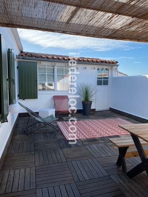 Photo 12 : TERRASSE d'une maison située à La Flotte-en-Ré, île de Ré.