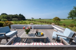 Ile de Ré:Maison de famille sur le golf et vue exceptionnelle sur le fier