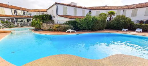 ile de ré Appartement avec cour, piscine commune et parking