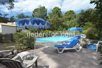 ile de ré Logement  74m, 4 pers, classe 3, piscine prive, 3000m ter clos