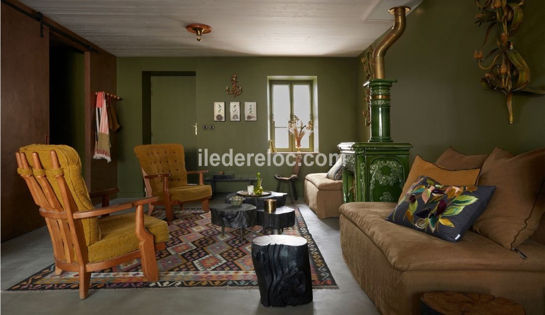 Photo 17 : SEJOUR d'une maison située à Le Bois-Plage-en-Ré, île de Ré.