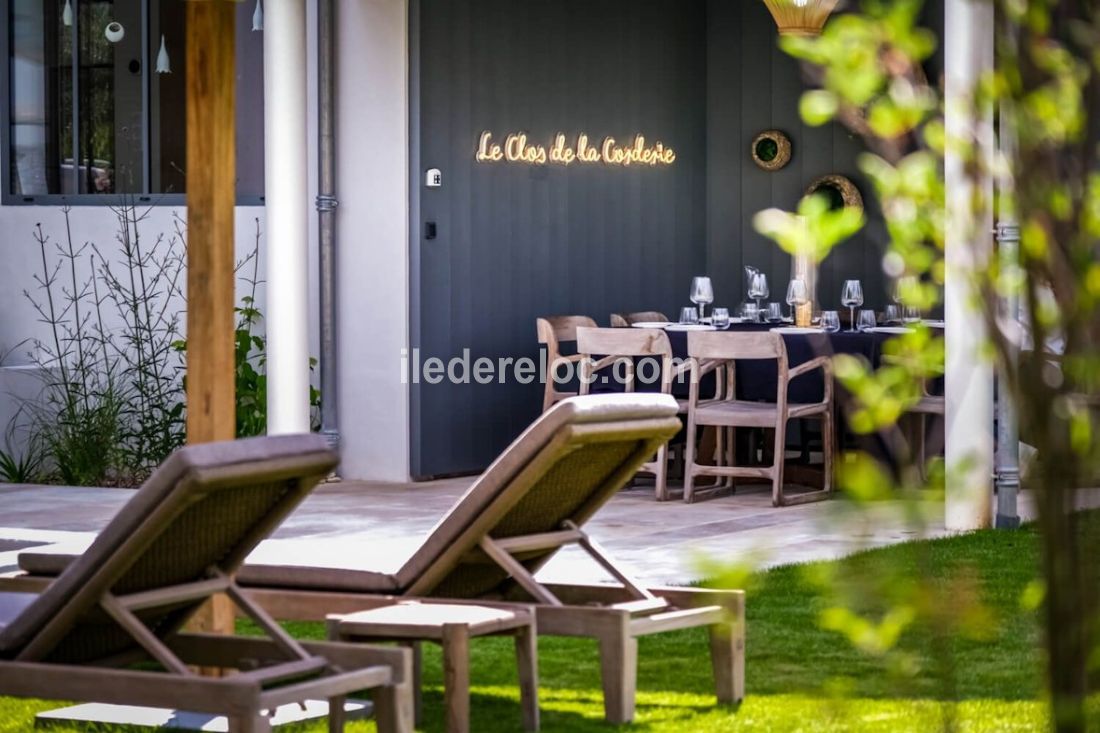 Photo 6 : PATIO d'une maison située à La Flotte-en-Ré, île de Ré.