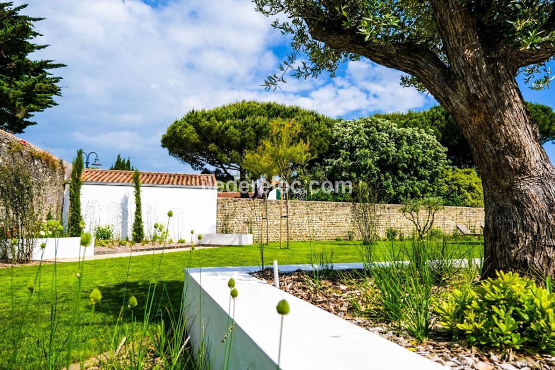 Photo 5 : JARDIN d'une maison située à La Flotte-en-Ré, île de Ré.