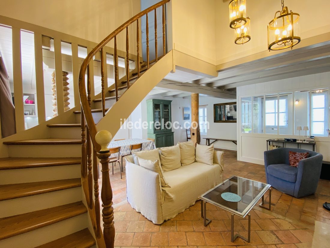 Photo 16 : SEJOUR d'une maison située à La Couarde-sur-mer, île de Ré.