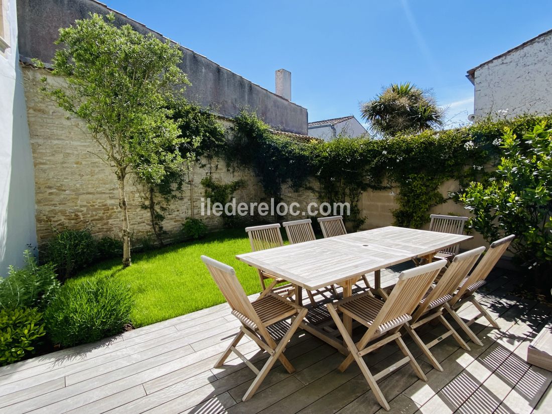 Photo 43 : TERRASSE d'une maison située à La Couarde-sur-mer, île de Ré.