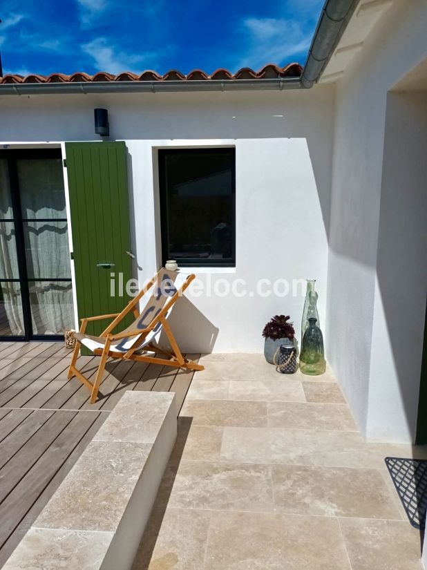 Photo 17 : TERRASSE d'une maison située à La Couarde-sur-mer, île de Ré.