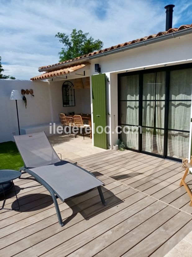 Photo 4 : TERRASSE d'une maison située à La Couarde-sur-mer, île de Ré.