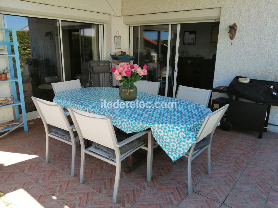 Photo 10 : TERRASSE d'une maison située à Rivedoux-Plage, île de Ré.