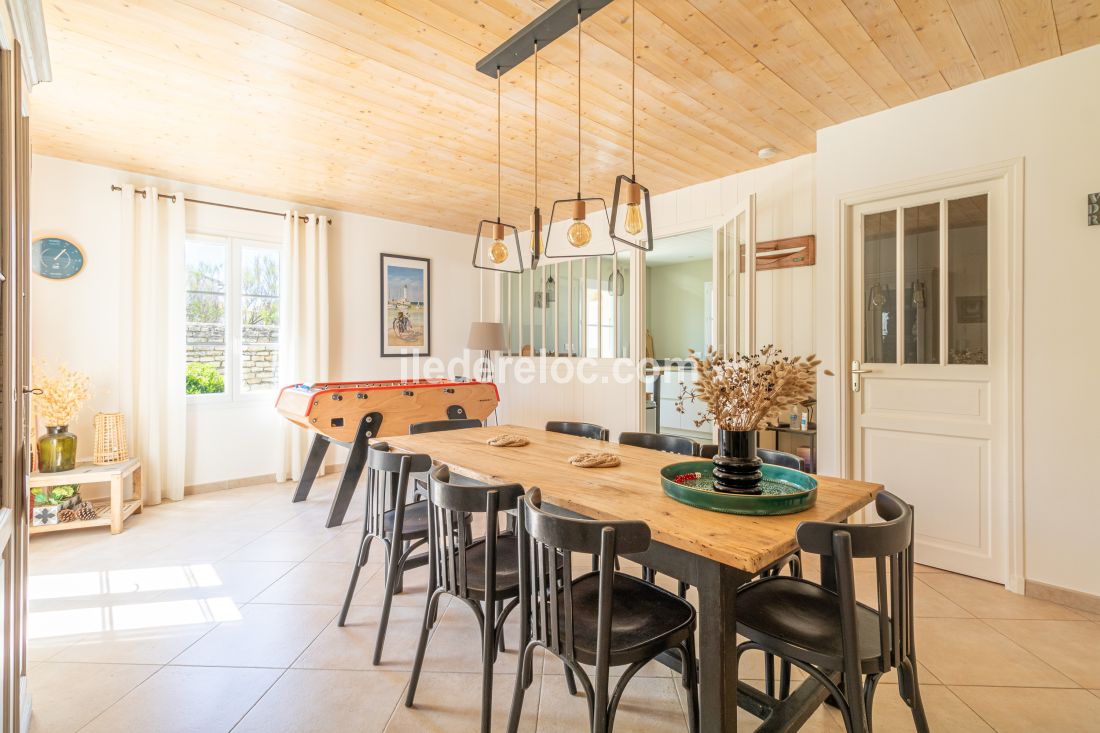 Photo 5 : SEJOUR d'une maison située à La Couarde-sur-mer, île de Ré.