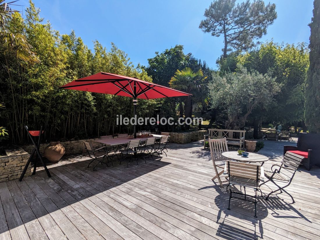 Photo 7 : TERRASSE d'une maison située à Rivedoux-Plage, île de Ré.