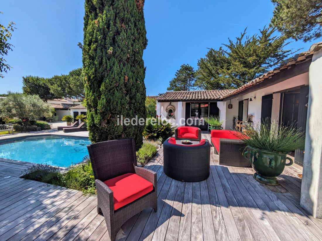 Photo 4 : TERRASSE d'une maison située à Rivedoux-Plage, île de Ré.