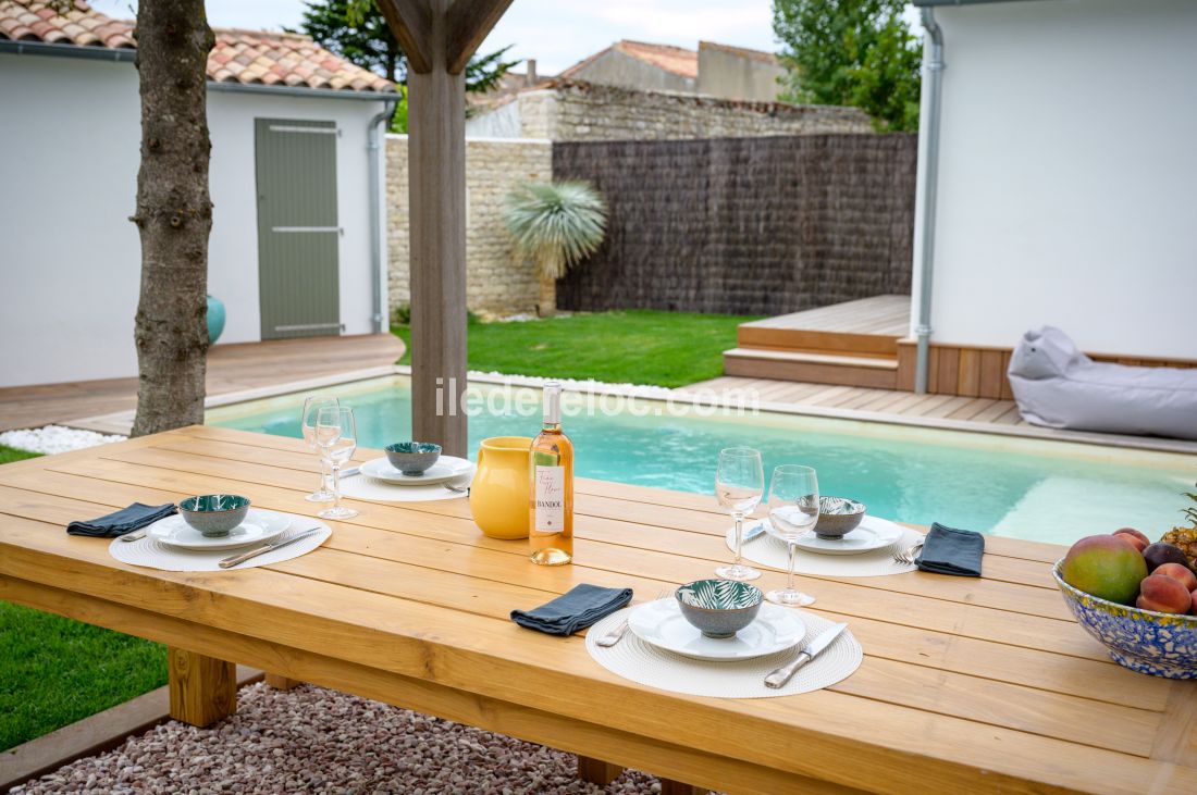 Photo 8 : PISCINE d'une maison située à Sainte-Marie-de-Ré, île de Ré.