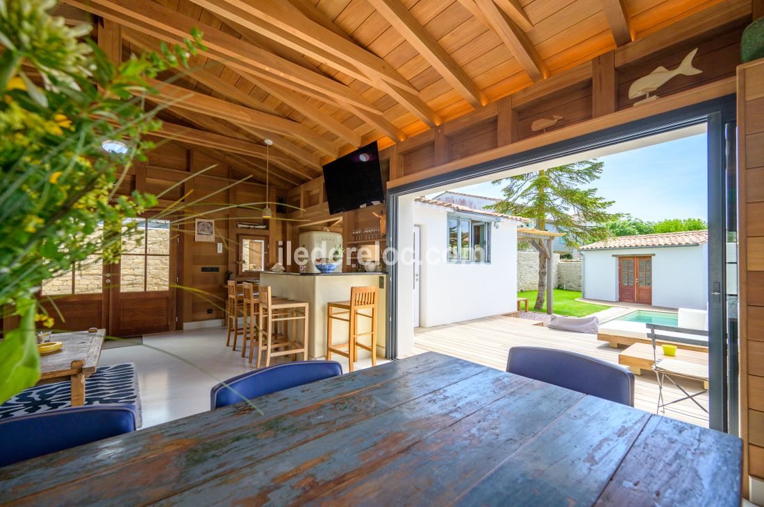 Photo 14 : SEJOUR d'une maison située à Sainte-Marie-de-Ré, île de Ré.