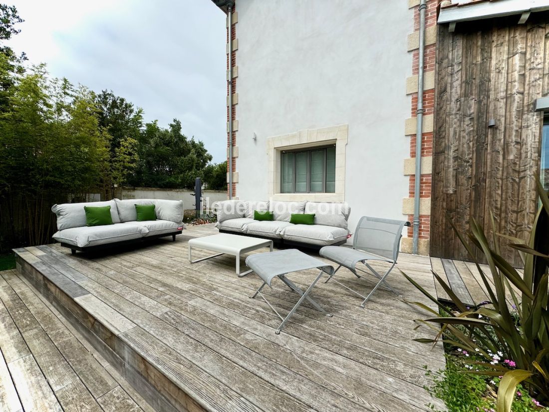 Photo 16 : EXTERIEUR d'une maison située à La Couarde-sur-mer, île de Ré.