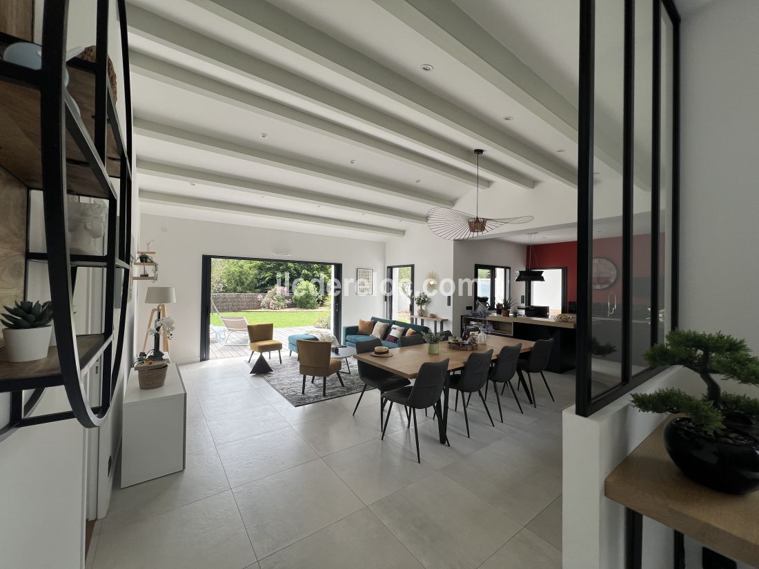 Photo 7 : SEJOUR d'une maison située à Le Bois-Plage-en-Ré, île de Ré.