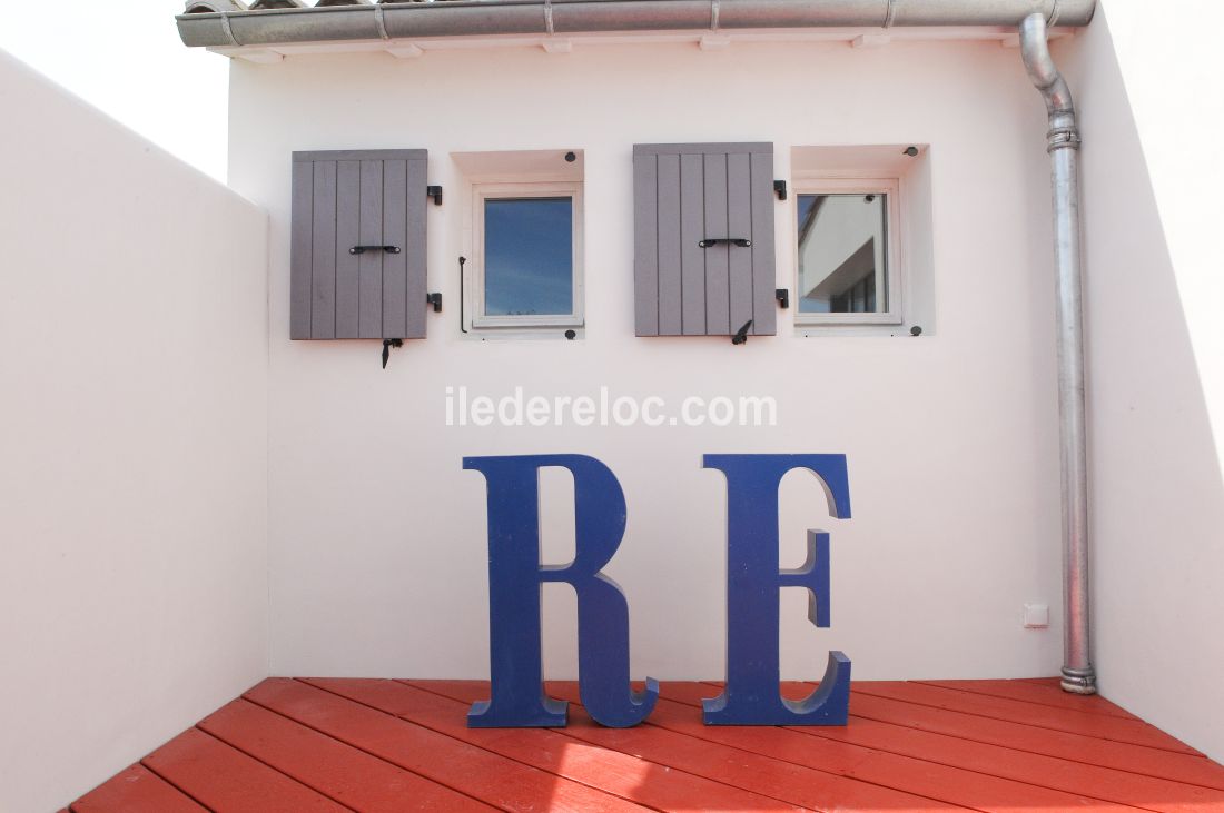 Photo 14 : TERRASSE d'une maison située à Saint-Clément-des-Baleines, île de Ré.