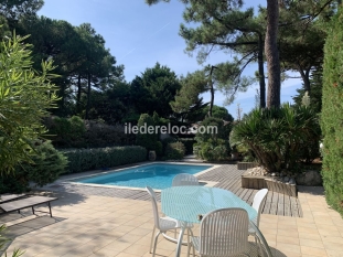 Ile de Ré:Belle villa piscine les grenettes nature