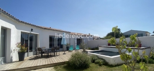 Ile de Ré:Villa familiale avec piscine chauffée