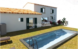 Ile de Ré:Maison coeur de village avec piscine - le clos menuteau